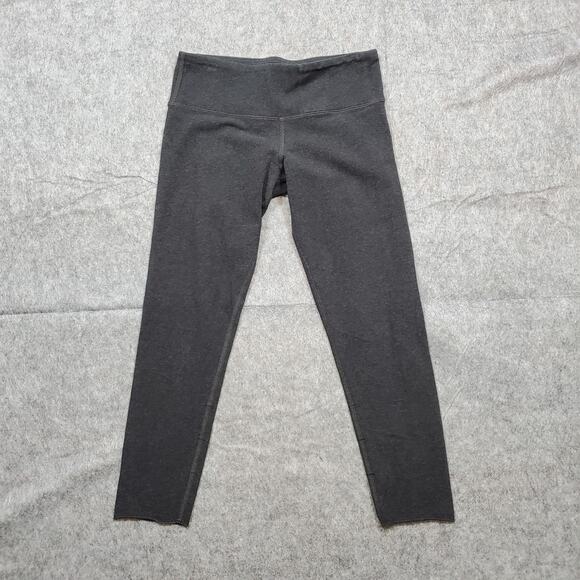Lululemon Leggings Womens 6 Cropped Capri Charcoal Gray Workout Gym Run Yoga - Picture 1 of 9